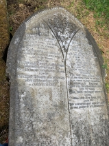 The Boreland and Brown headstone